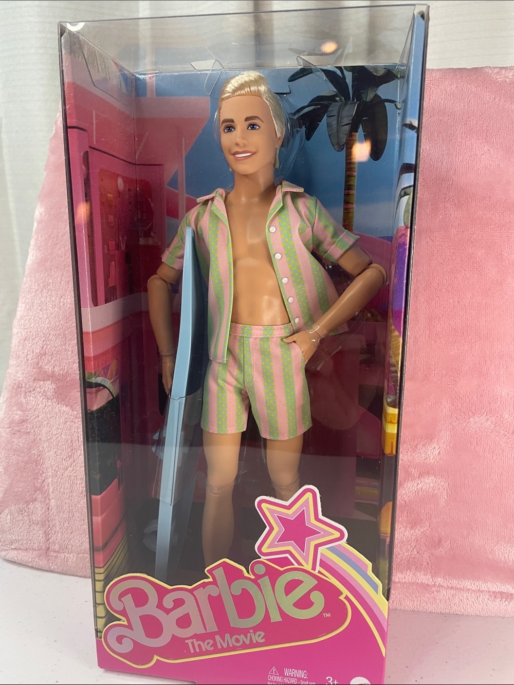Barbie Striped Shirt & Shorts Set - Pink & Green